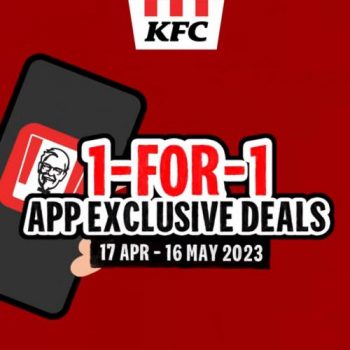 KFC-1-For-1-Deals-Promotion-350x350 17 Apr-16 May 2023: KFC 1-For-1 Deals Promotion