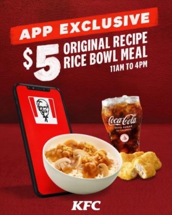 KFC-5-Original-Recipe-Rice-Bowl-Meal-Promotion-1-350x438 10-14 Apr 2023: KFC $5 Original Recipe Rice Bowl Meal Promotion