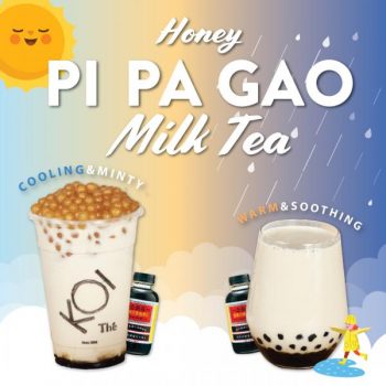 KOI-The-Honey-Pi-Pa-Gao-Milk-Tea-350x350 5 Apr 2023 Onward: KOI Thé Honey Pi Pa Gao Milk Tea Special