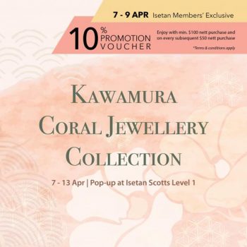 Kawamura-Coral-Jewellery-Collection-Promotion-at-ISETAN-Scotts-350x350 7-13 Apr 2023: Kawamura Coral Jewellery Collection Promotion at ISETAN Scotts
