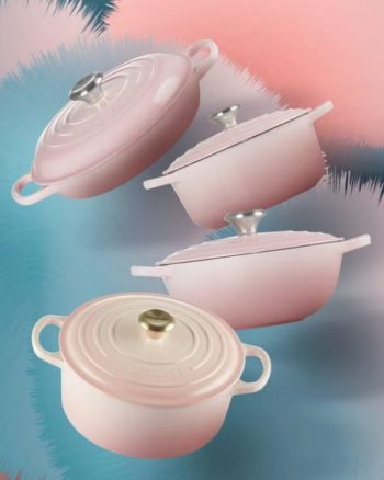 Le-Creuset-Shell-Pink-Collection-Promo-350x438 Now till 30 Apr 2023: Le Creuset Shell Pink Collection Promo