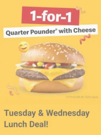 McDonalds-1-for-1-Quarter-Pounder-with-Cheese-350x466 25-26 Apr 2023: McDonald’s 1 for 1 Quarter Pounder with Cheese