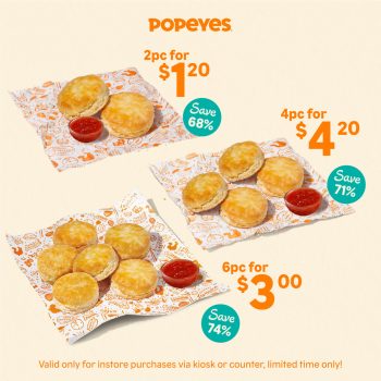 Popeyes-Biscuit-Deals-1-350x350 17 Apr 2023 Onward: Popeyes Biscuit Deals