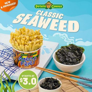 Potato-Corner-New-Improved-Classic-Seaweed-Flavour-350x350 Now till 30 Apr 2023: Potato Corner New & Improved Classic Seaweed Flavour Special
