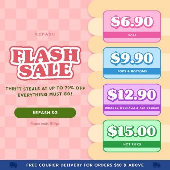 Refash-Flash-Sale-350x350 Now till 18 Apr 2023: Refash Flash Sale