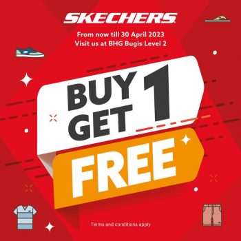 SKECHERS-1-for-1-Deal-at-BHG-Bugis-350x350 Now till 30 Apr 2023: SKECHERS 1 for 1 Deal at  BHG Bugis