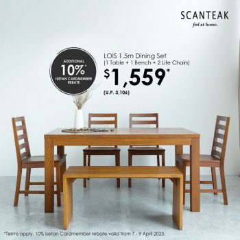 Scanteak-Special-Deal-at-Isetan-350x350 6-16 Apr 2023: Scanteak Special Deal at Isetan