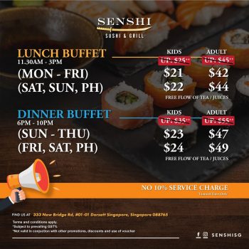 Senshi-Sushi-Grill-Crazy-Buffet-Promo-1-350x350 14 Apr 2023 Onward: Senshi Sushi & Grill Crazy Buffet Promo