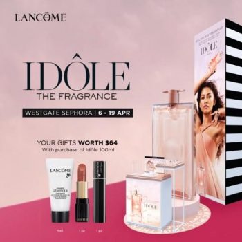 Sephora-Lancome-IDOLE-Free-Gift-Promotion-at-Westgate-350x350 6-19 Apr 2023: Sephora Lancôme IDÔLE Free Gift Promotion at Westgate