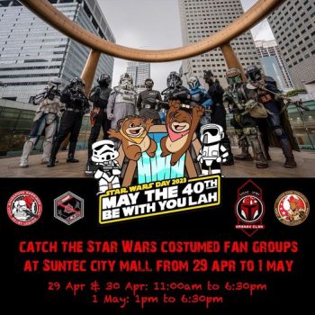 Star-Wars-Costumed-Fan-Group-at-Suntec-City-Mall-350x350 29 Apr-1 May 2023: Star Wars Costumed Fan Group at Suntec City Mall