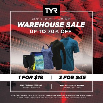 TYR-Warehouse-Sale-2-350x350 28 Apr-1 May 2023: TYR Warehouse Sale! Up to 70% OFF Clearance