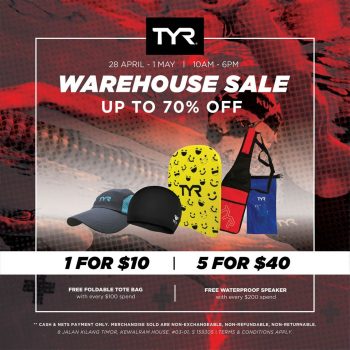 TYR-Warehouse-Sale-3-350x350 28 Apr-1 May 2023: TYR Warehouse Sale! Up to 70% OFF Clearance