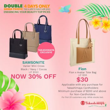 Takashimaya-Double-Bonus-Points-Promotion-9-350x350 6-9 Apr 2023: Takashimaya Double Bonus Points Promotion