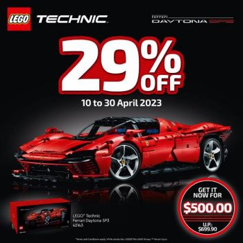 The-Brick-Shop-LEGO-Ferrari-Daytona-29-OFF-Promotion-350x350 10-30 Apr 2023: The Brick Shop LEGO Ferrari Daytona 29% OFF Promotion