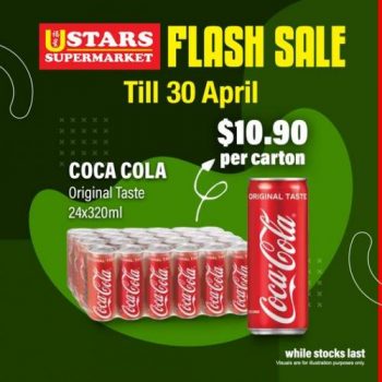 U-Stars-Supermarket-Coca-Cola-Promotion-350x350 Now till 30  Apr 2023: U Stars Supermarket Coca Cola Promotion