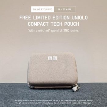 UNIQLO-Free-Compact-Tech-Pouch-Promotion-350x350 14-20 Apr 2023: UNIQLO Free Compact Tech Pouch Promotion