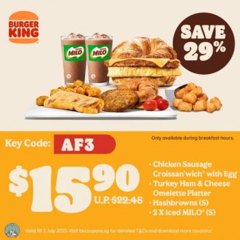 10-350x350 Now till 3 Jul 2023: Burger King 1 for 1 Coupons Promo