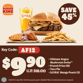 12-350x351 Now till 3 Jul 2023: Burger King 1 for 1 Coupons Promo