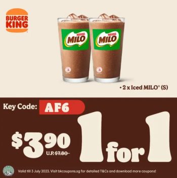 3-350x351 Now till 3 Jul 2023: Burger King 1 for 1 Coupons Promo