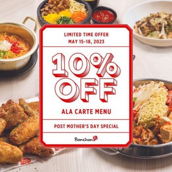 Bonchon-10-off-Promo-350x350 15-18 May 2023: Bonchon 10% off Promo