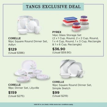 Corelle-Big-Spring-Sale-at-TANGS-1-350x350 Now till 14 Jun 2023: Corelle Big Spring Sale at TANGS