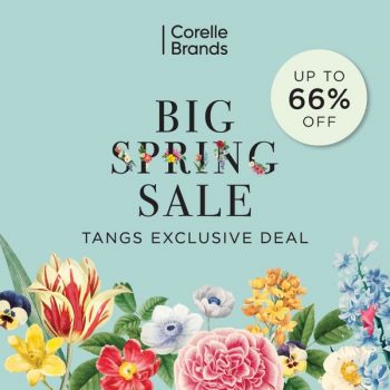 Corelle-Big-Spring-Sale-at-TANGS-350x350 Now till 14 Jun 2023: Corelle Big Spring Sale at TANGS