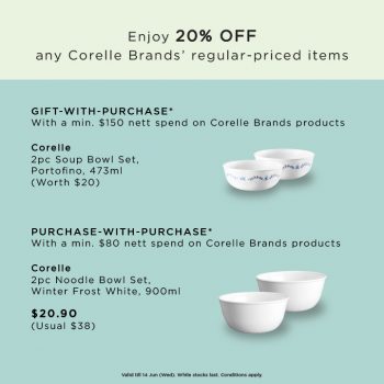 Corelle-Big-Spring-Sale-at-TANGS-4-350x350 Now till 14 Jun 2023: Corelle Big Spring Sale at TANGS