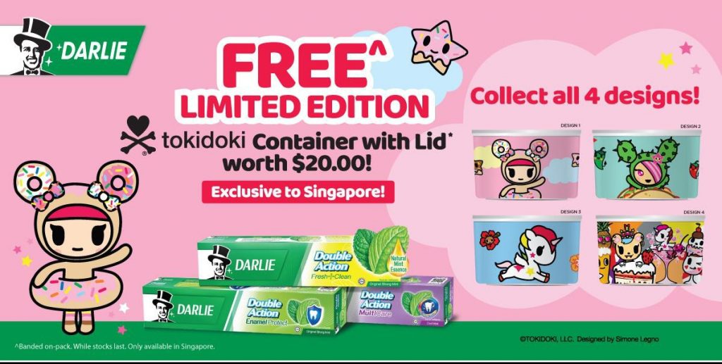 5 May 2023 Onward Darlie Free Tokidoki Container Promo