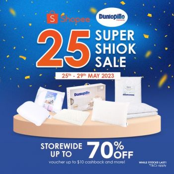 Dunlopillo-Shopee-Super-Shiok-Sale-350x350 25-29 May 2023: Dunlopillo Shopee Super Shiok Sale