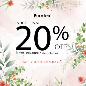 Eurotex-20-off-Promo-350x350 11-14 May 2023: Eurotex 20% off Promo