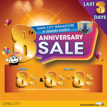 Gain-City-Anniversary-Sale-350x350 19 May 2023 Onward: Gain City Anniversary Sale