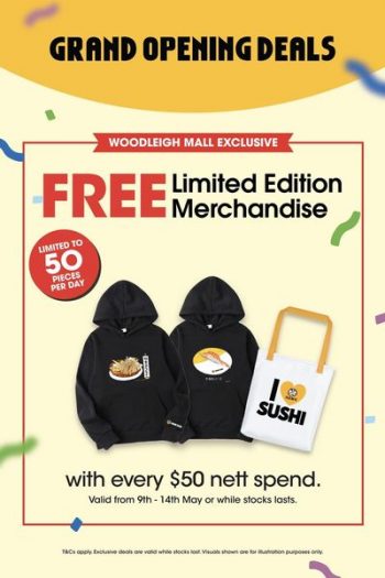Genki-Sushi-Grand-Opening-Deals-at-Woodleigh-Mall-350x525 9-14 May 2023: Genki Sushi Grand Opening Deals at Woodleigh Mall