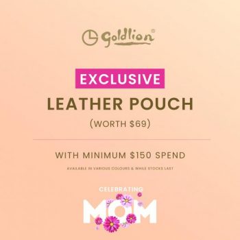 Goldlion-Mothers-Day-Free-Leather-Pouch-Promotion-350x350 12 May 2023 Onward: Goldlion Mother's Day Free Leather Pouch Promotion