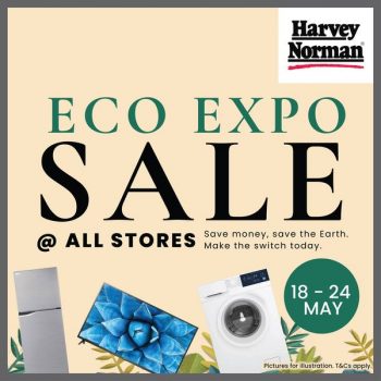 Harvey-Norman-Eco-Expo-Sale-350x350 Now till 24 May 2023: Harvey Norman Eco Expo Sale