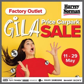 Harvey-Norman-Factory-Outlet-Gila-Price-Carpark-Sale-350x350 Now till 29 May 2023: Harvey Norman Factory Outlet Gila Price Carpark Sale
