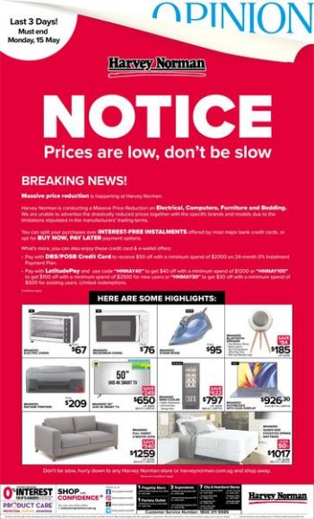 Harvey-Norman-Final-Days-of-Epic-Sale-350x577 Now till 15 May 2023: Harvey Norman Final Days of Epic Sale