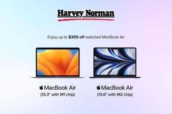Harvey-Norman-MacBook-Air-Promo-350x233 9 May 2023 Onward: Harvey Norman MacBook Air Promo