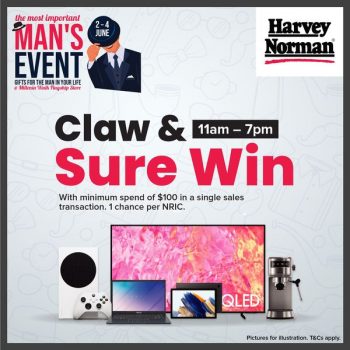 Harvey-Norman-The-Most-Important-Mans-Event-at-Millenia-Walk-1-350x350 2-4 Jun 2023: Harvey Norman The Most Important Man’s Event at Millenia Walk