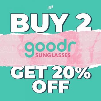 I-Run-Buy-2-Goodr-Sunglasses-Get-20-OFF-Promotion-350x350 Now till 31 May 2023: I Run Goodr Sunglasses Promotion