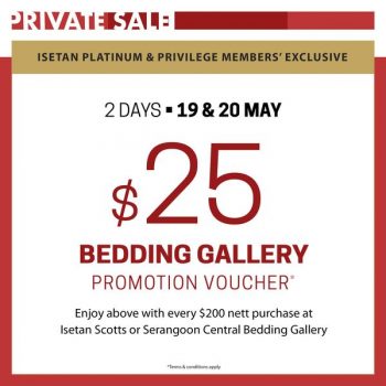 Isetan-Bedding-Gallery-Flash-Deals-1-350x350 19-20 May 2023: Isetan Bedding Gallery Flash Deals