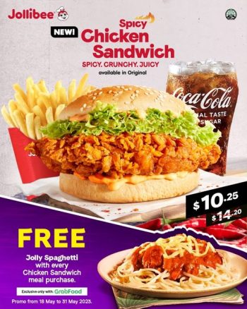 Jollibee-New-Spicy-Chicken-Sandwich-350x438 22 May 2023 Onward: Jollibee New Spicy Chicken Sandwich