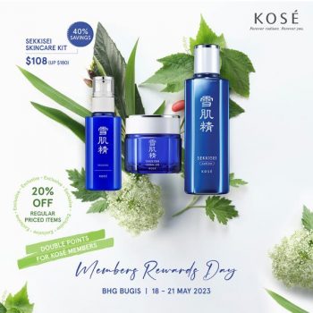 KOSE-Member-Rewards-Day-Sale-at-BHG-Bugis-350x350 18-21 May 2023: KOSÉ Member Rewards Day Sale at BHG Bugis