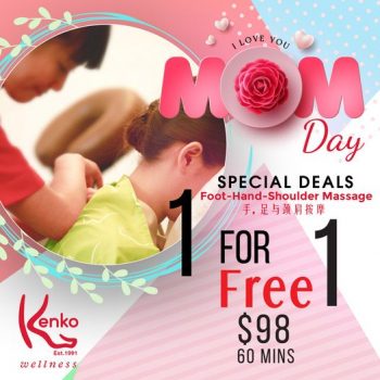 Kenko-Wellness-Spa-Mom-Day-Special-Deals-350x350 1-20 May 2023: Kenko Wellness Spa Mom Day Special Deals