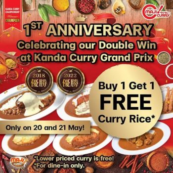 Maji-Curry-1-for-1-Anniversary-Promotion-350x350 20-21 May 2023: Maji Curry  1 for 1 Anniversary Promotion