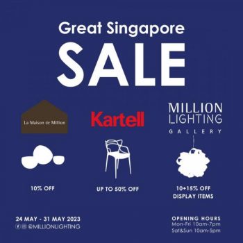 Million-Lighting-Great-Singapore-Sale-350x350 24-31 May 2023: Million Lighting Great Singapore Sale