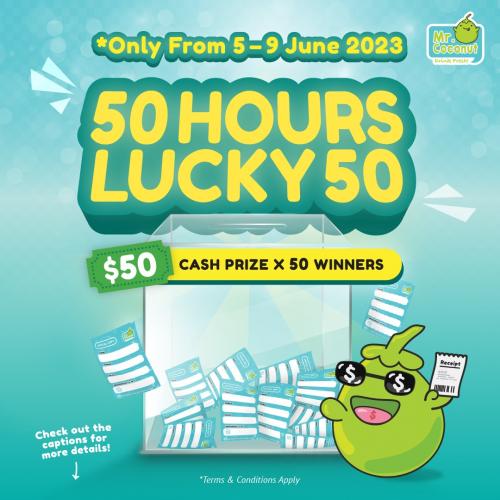 5-9 Jun 2023: Mr Coconut Lucky 50 Promotion - SG.EverydayOnSales.com
