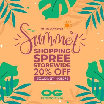 OG-Summer-Shopping-Spree-Storewide-Sale-350x350 25-28 May 2023: OG Summer Shopping Spree Storewide Sale