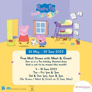 Peppa-Pig-Free-Mall-Shows-with-Meet-Greet-at-United-Square-350x350 9-18 Jun 2023: Peppa Pig Free Mall Shows with Meet & Greet at United Square