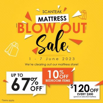 Scanteak-Mattress-Blow-Out-Sale-350x349 1-7 Jun 2023: Scanteak Mattress Blow Out Sale