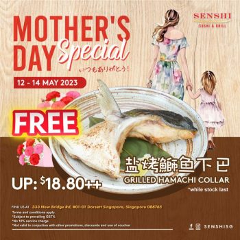 Senshi-Sushi-Grill-Mothers-Day-Special-350x350 12-14 May 2023: Senshi Sushi & Grill Mother's Day Special